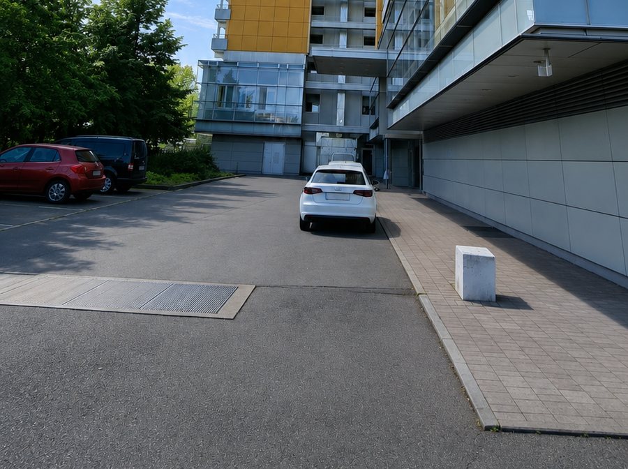Parkplatz hinter dem Hochhaus am Helene-Weigel-Platz – hier kostenlos parken